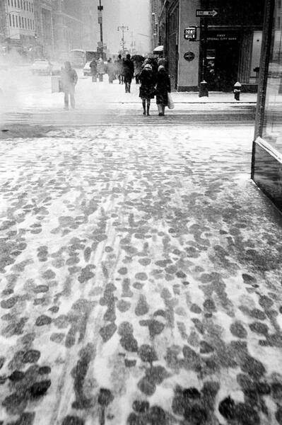 Jerry Schatzbergfootsteps In The Snow, 1973   Jerry Schatzberg (Portrait Photography)