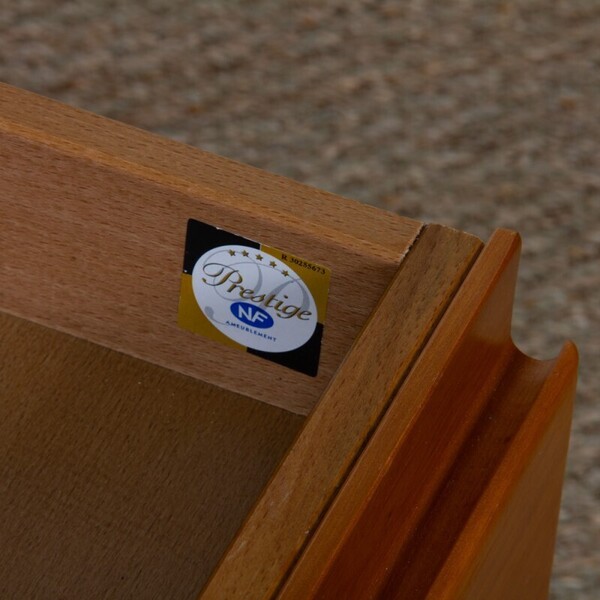 Vintage Bedside Table In Solid Elm, 1980s photo furniture