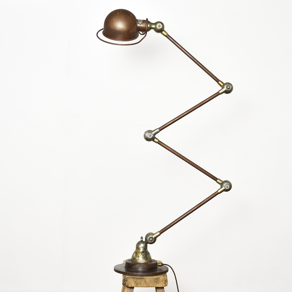 Articulated 4 Arm Vintage Jielde Floor Lamp – B