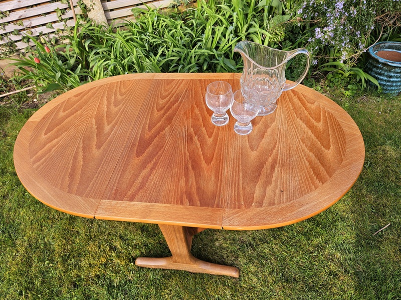 Mid Century, Parker Knoll, Teak, Drop Leaf, Folding Side Or