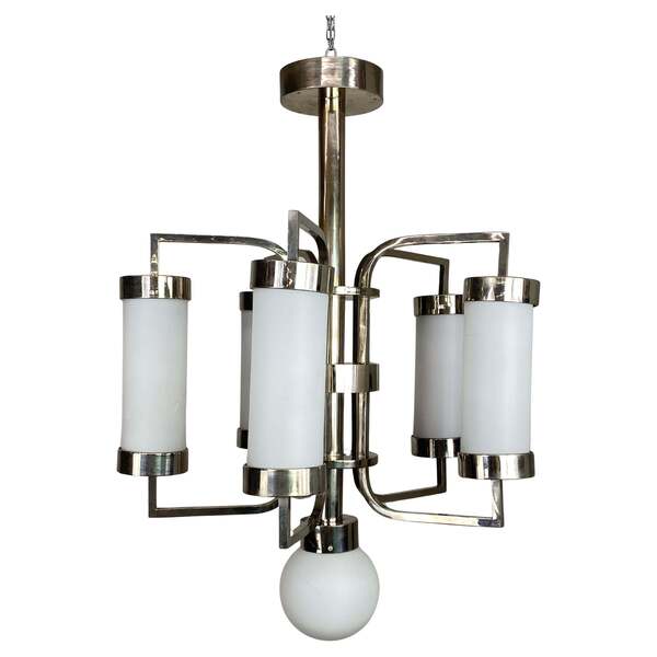 Large Functionalist Chandelier