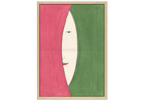 Sweet Naive Drawing In Muted Colours