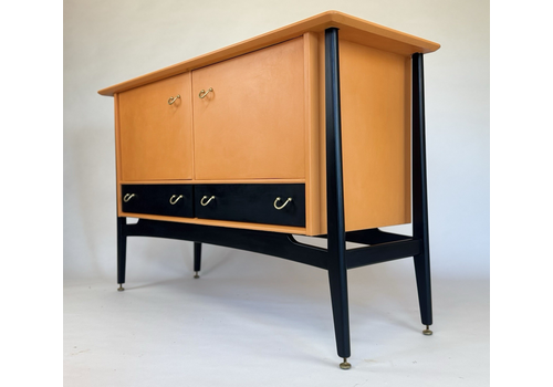 G Plan Liberenza Sideboard E Gomme Orange And Black Refinished