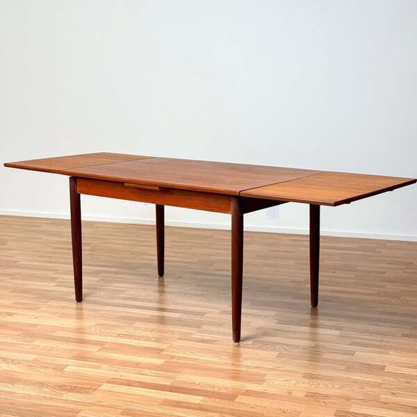 Rectangular Dining Table In Teak, 1950s 60s, Denmark photo furniture