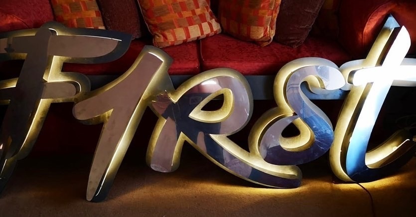 Italian Designed Sign, In Aluminium First Sign | Vinterior