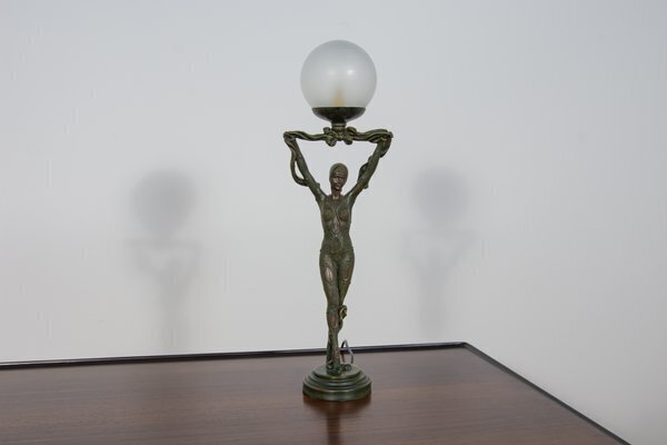 Art Deco Table Lamp From Widdop And Bingham, Uk, 1990s