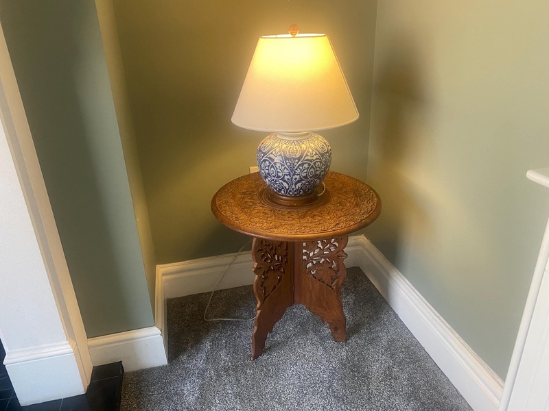Antique Carved Folding Table Antique Drop Leaf Occasional Side Table