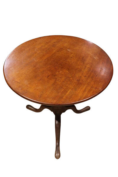 George III Mahogany Tilt Top Tripod Table