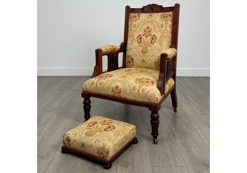 Antique 20th Century Good Quality Armchair In Mahogany