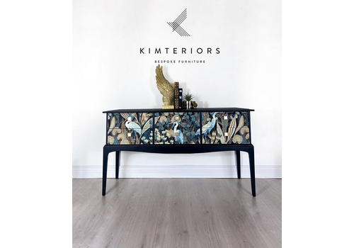 Pretty Black Stag Sideboard/ Console Table