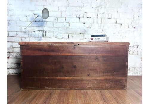 Xl 1800s Large Antique Blanket Box