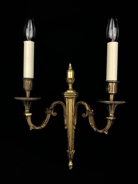 A Set Of Three Neoclassical Style Wall Lights photo furniture