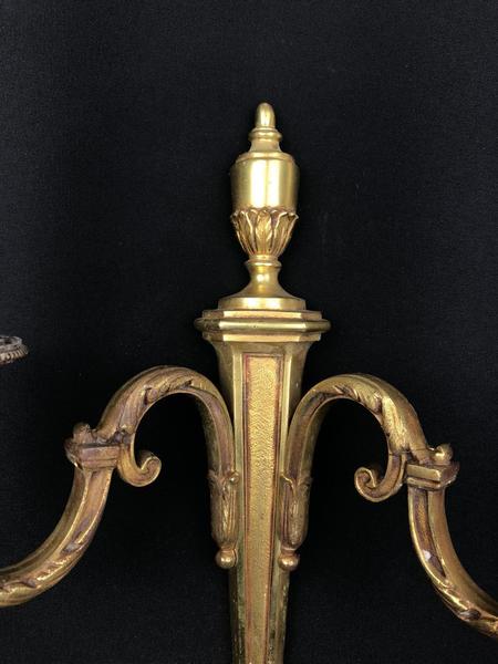A Set Of Three Neoclassical Style Wall Lights photo for sale