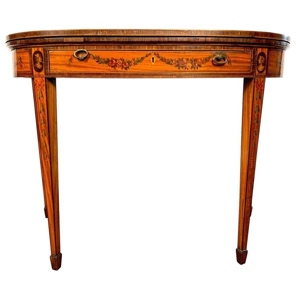 19th Century Sheraton Card Table