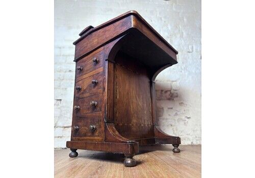 Victorian Walnut Davenport Desk