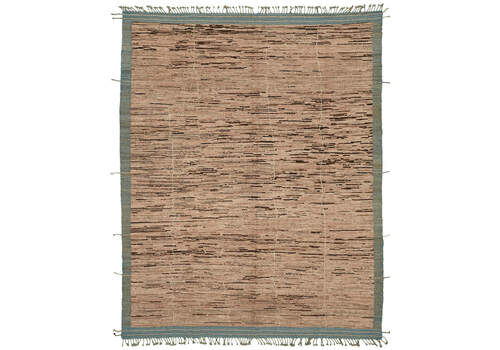 Handmade Brown Modern Tribal Rug 290 Cm X 370 Cm
