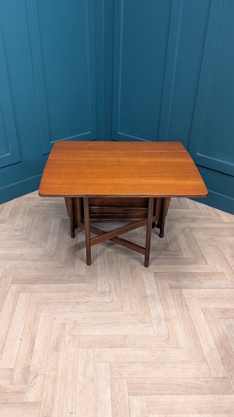 Mid Century Modern McIntosh Teak Drop Leaf Dining Table