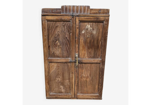 Old Art Deco Cabinet In Burmese Teak
