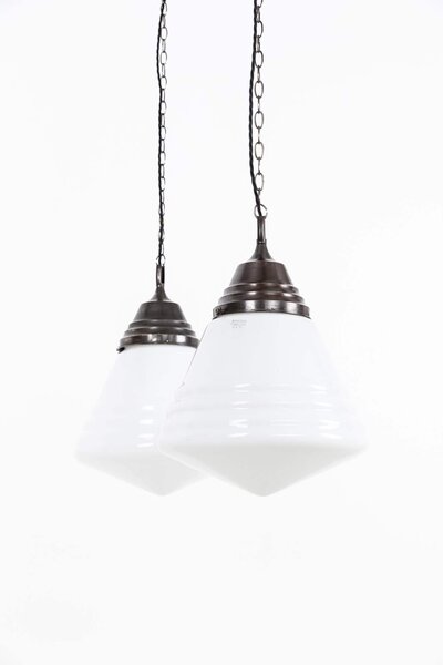 Large Philips 'Phililite' Opaline Pendant Light