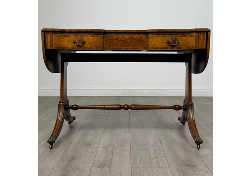 Antique 20th Century Drop Leaf Side Table In Mahogany