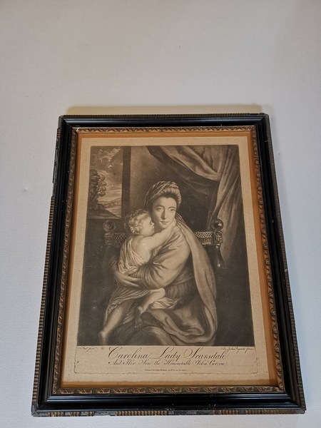 Joshua Reynolds18th Century Mezzotint Print