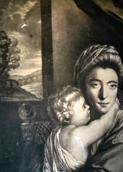 Joshua Reynolds18th Century Mezzotint Print photo furniture