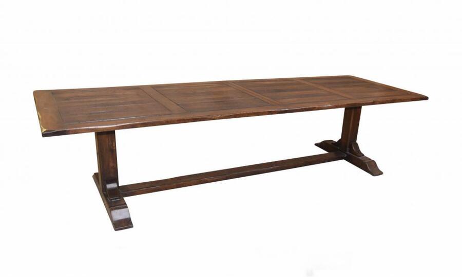 Large Extending Refectory Table Farmhouse Dining Tables