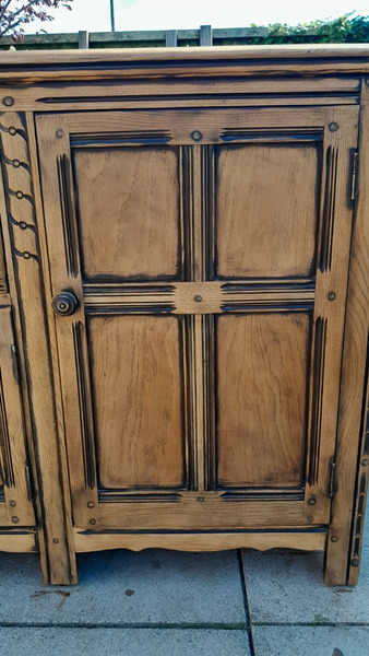 Large Ercol  Sideboard ,Light Elm Colour photo for sale