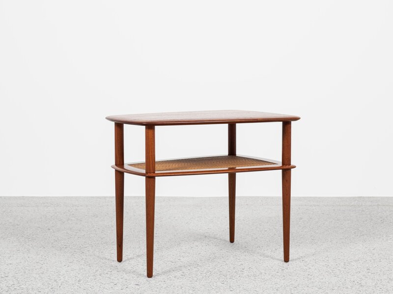 Midcentury Danish Side Table In Teak By Peter Hvidt & Orla Mølgaard Nielsen For France & Daverkosen 1960s