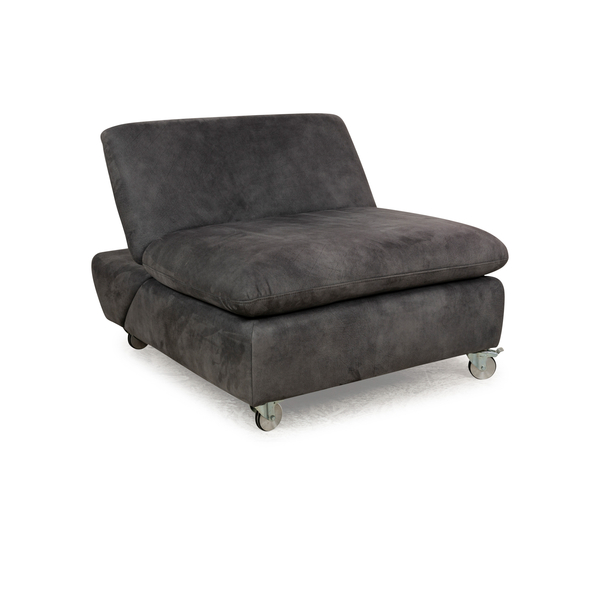 Willi Schillig Taoo Fabric Stool Grey Manual Function