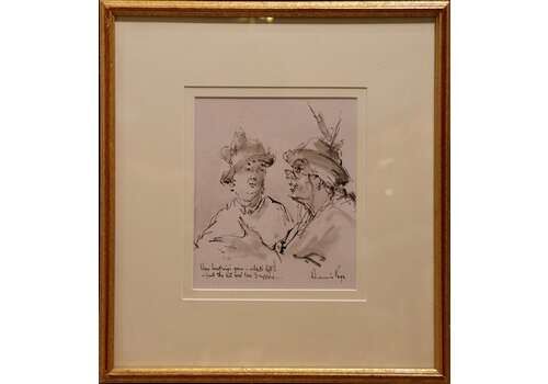 Dennis Page   Original Pen And Ink Cartoon