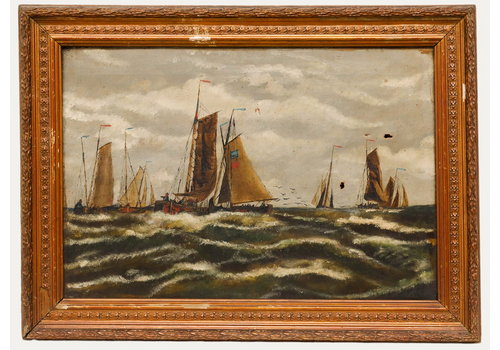 For Restoration  Early 20th Century Oil Fishing Fleet