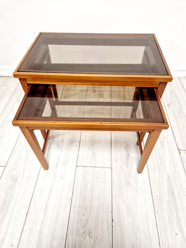 A Mid Century Nest Of Two Tables