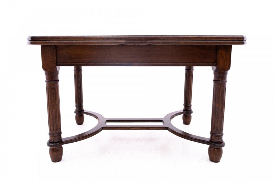 Antique Table With 6 Chairs From Around 1880. After Renovation. photo for sale