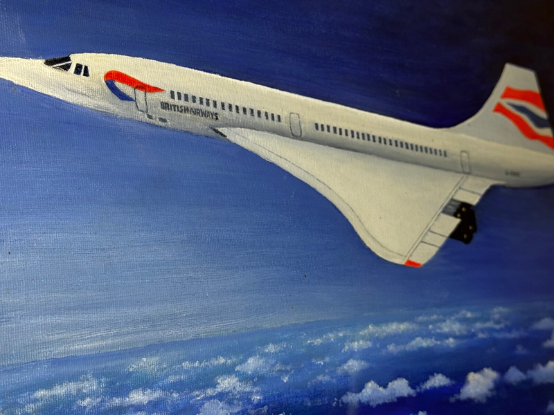 Concorde Collectibles To Include A Haynes Manual, A Mike Bannister Signed Engine Part, A Mike Bannis