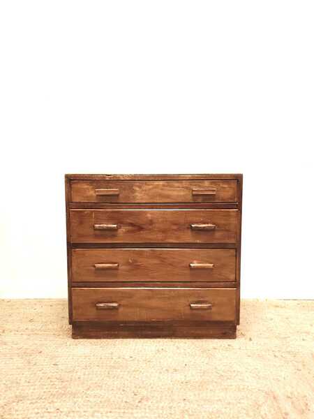 Mid Century Chest Of Drawers Oak Beautiful Shape And Retro Features Utlity Style Small Rustic Style Delivery