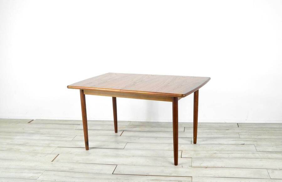 Midcentury Meredew Extending Teak Table Vintage Modern Retro Danish Style