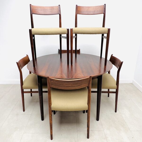 Danish Dining Set By Arne Vodder