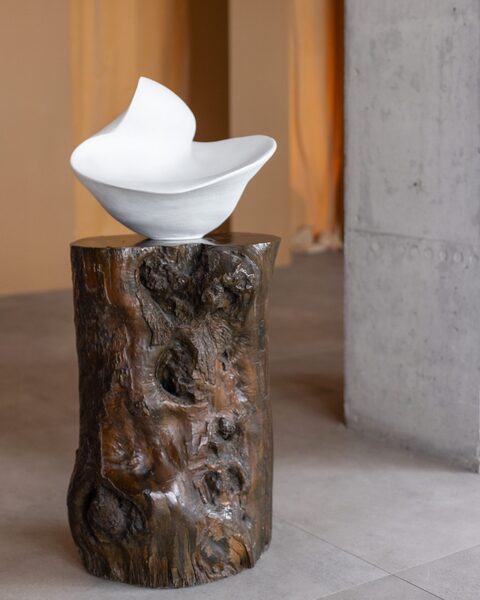 Solid Wood Side Table \ Pedestal