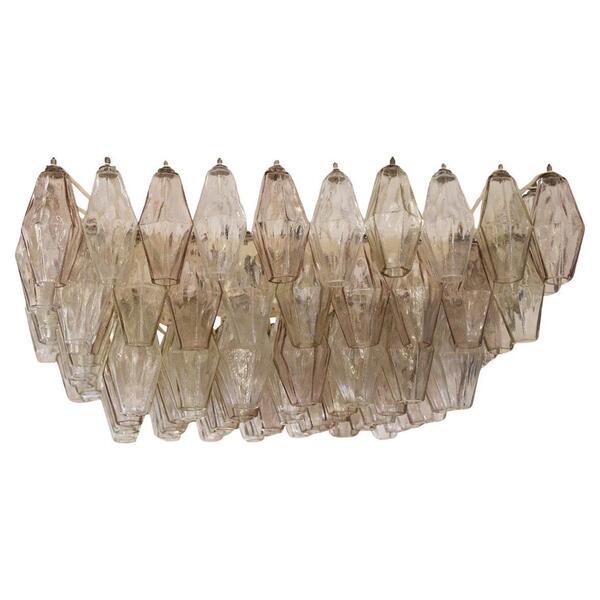 Original Poliedri Lamp Designed By Carlo Scarpa And Edited By Venini, Italy 1950