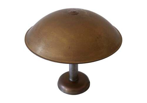 Elegant Bauhaus Art Deco Brass Table Lamp Or Desk Light Germany 1930s