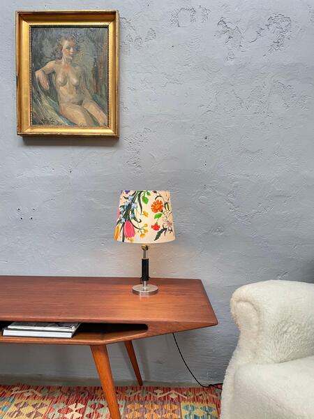 An Antique Swedish Art Deco Table Lamp photo furniture