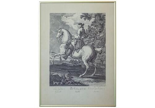 19th Century Copperplate Engraving By J.E. Ridinger