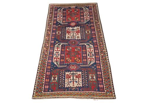 Antique Caucasian Kasim Usag Rug Of Classic Design With Superb Colour., 1856.