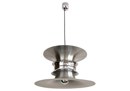 Danish Mid Century Chandelier By Bent Nordsted For Lyskaer, 1970s