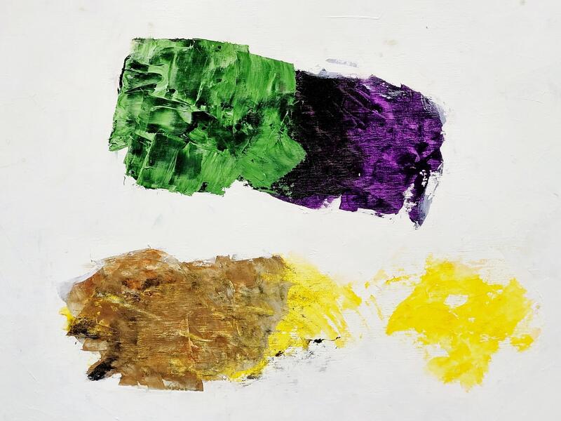 Christian Manoury Contemporary Abstract Expressionist,  Color Field Acrylic On Canvas.2020 photo furniture