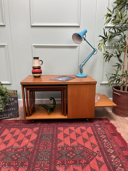 Mid Century Retro Teak McIntosh Metamorphic Coffee Table Nest Of Tables Tristor