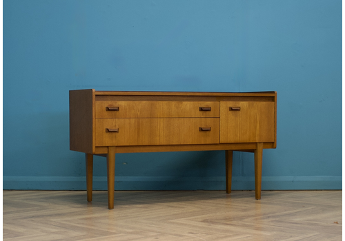 Mid Century Teak Compact Sideboard From Wrighton