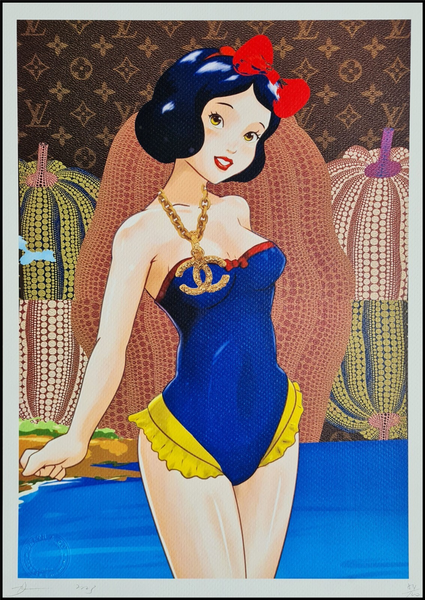 Death Nyc * Snow White * 45 X 32 Cm * Signed * Limited