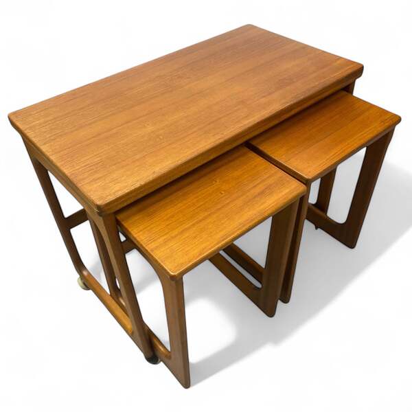 Nest Of Tables McIntosh Tri Form Metamorphic Midcentury